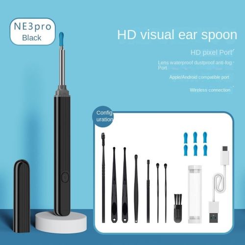 Ear Wax Removal Tool - Spade Ear Cleaner with Ear Camera, 1080P Ear Scope